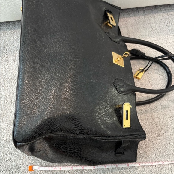 Vintage Black Birkin style - Picture 11 of 16